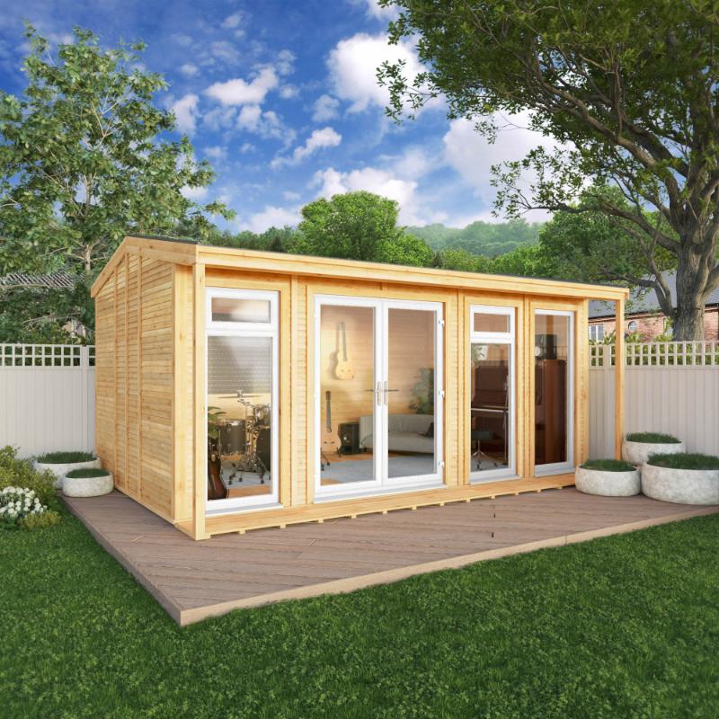 Sherwood Thoresby Insulated Garden Room - 5m x 3m (72mm)