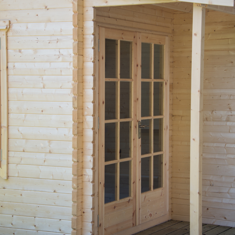 Shire Twyford Log Cabin - 14 x 17