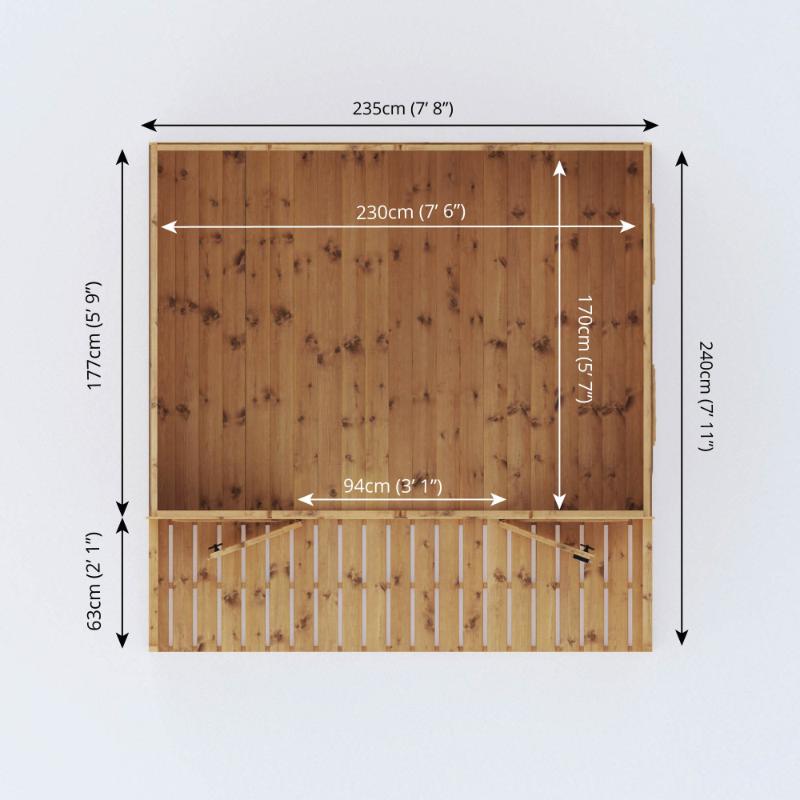 Mercia Premium Wessex Summerhouse - 8ft x 8ft