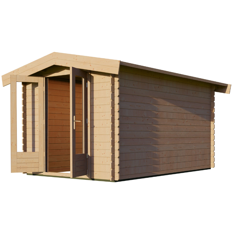 Woodpro Apex Roof Log Cabin - 2.5 x 3.5