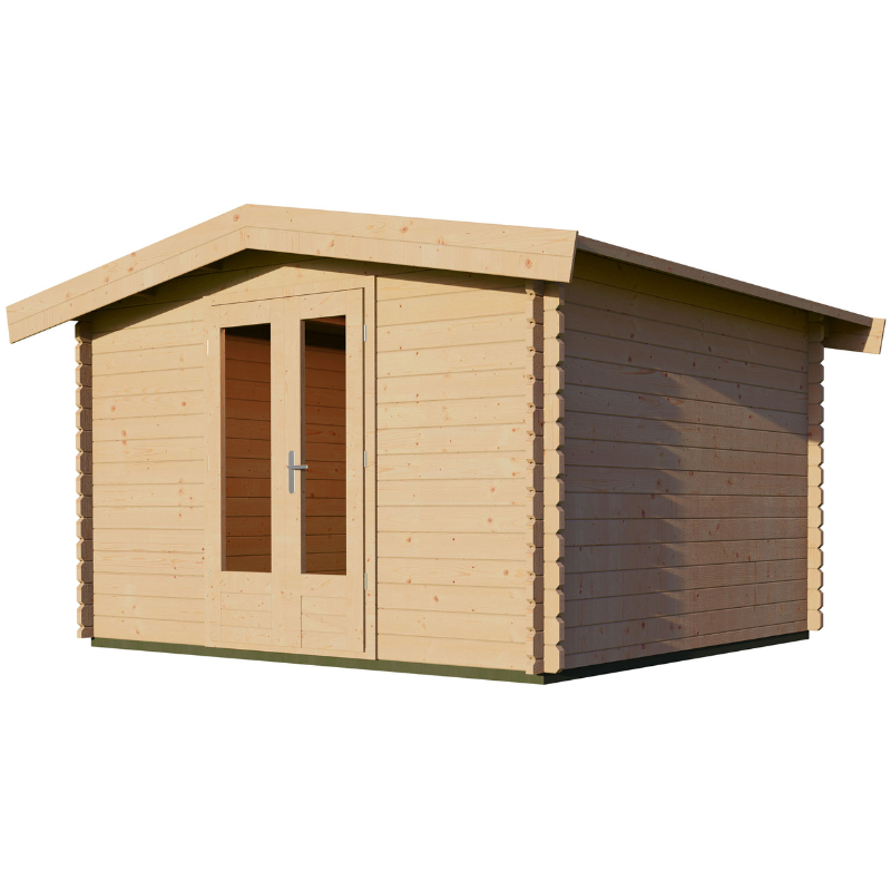 Woodpro Apex Roof Log Cabin - 3.5 x 3