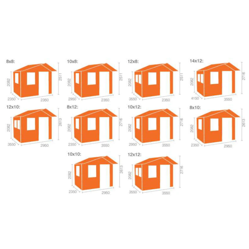 Woodlands The Carrington Apex Log Cabin - 10ft x 8ft (28/44mm)