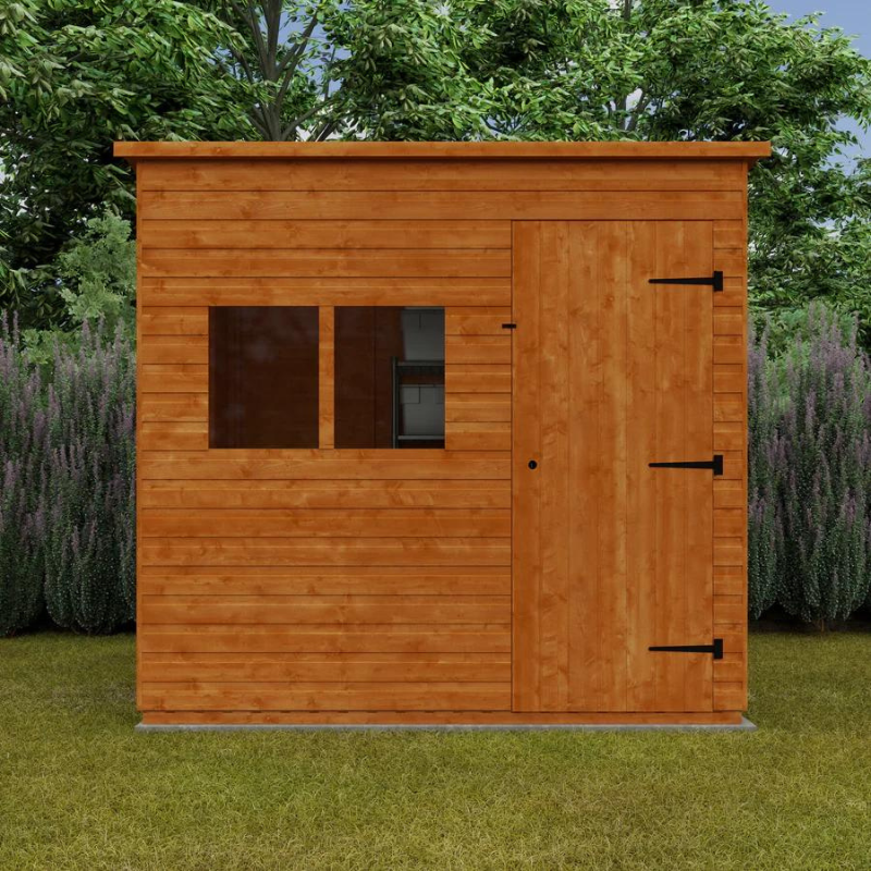 Woodlands Deluxe Pent Garden Shed - 12ft x 6ft