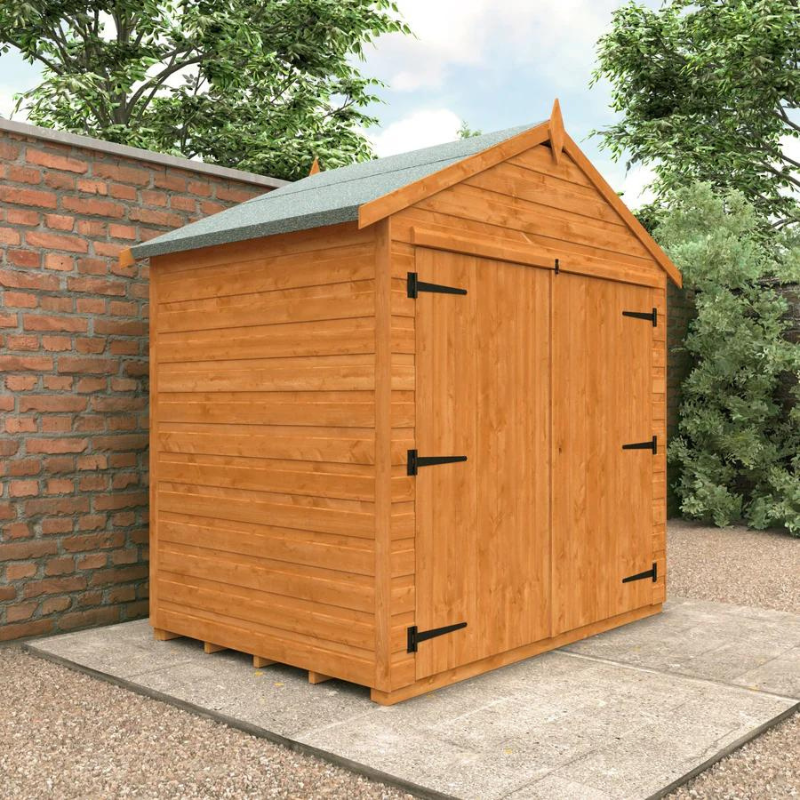 Woodlands Flex Apex Bike Shed - 5ft x 6ft