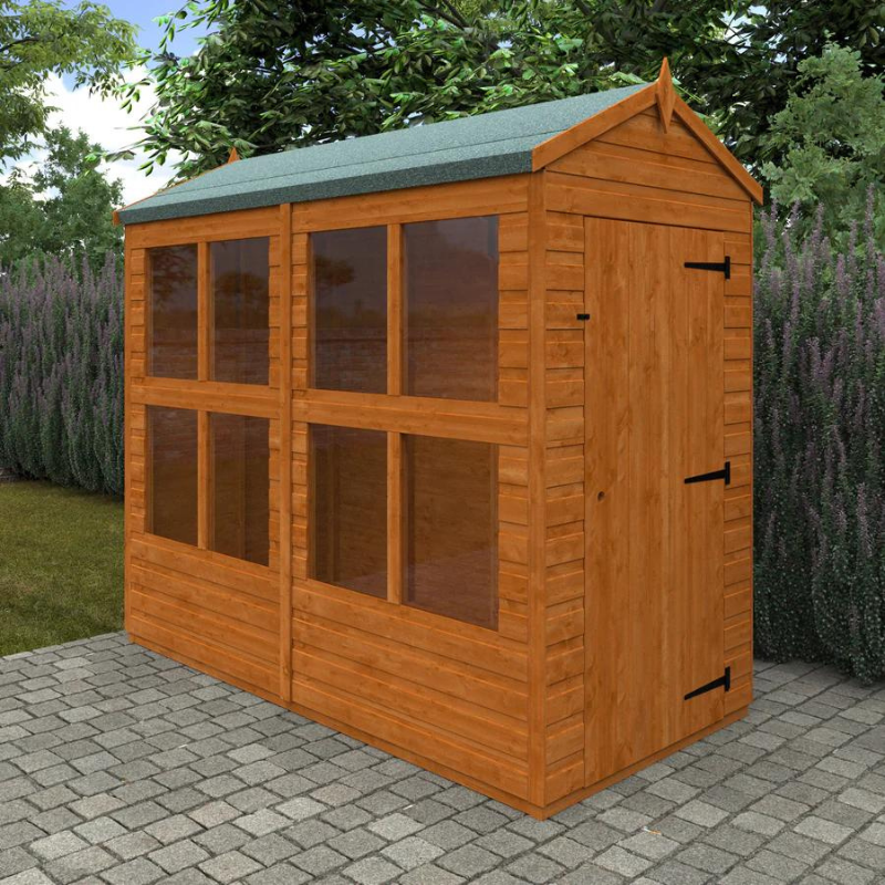 Woodlands Flex Apex Sun Room - 8ft x 4ft