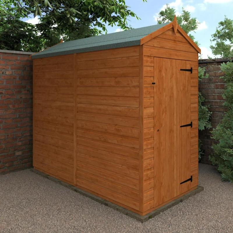 Woodlands Flex Apex Garden Shed Without Windows - 8ft x 4ft