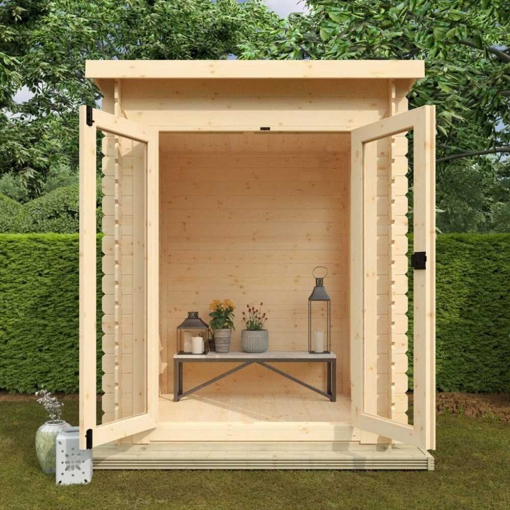 Woodlands Flex Astoria Modular Log Cabin - 6ft x 6ft (19mm)