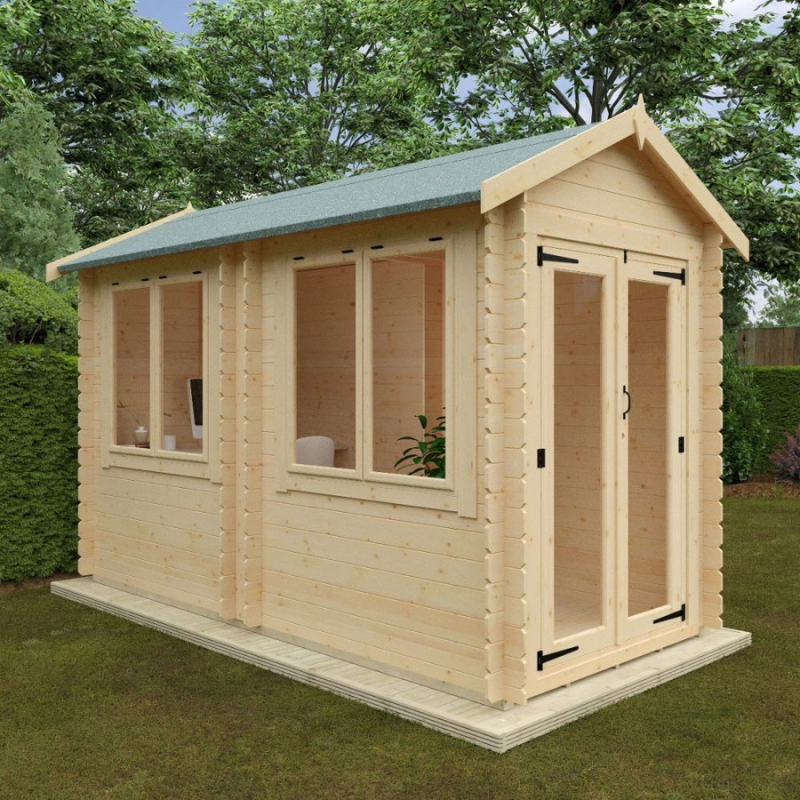 Woodlands Flex Oriana Modular Log Cabin - 12ft x 6ft (19mm)