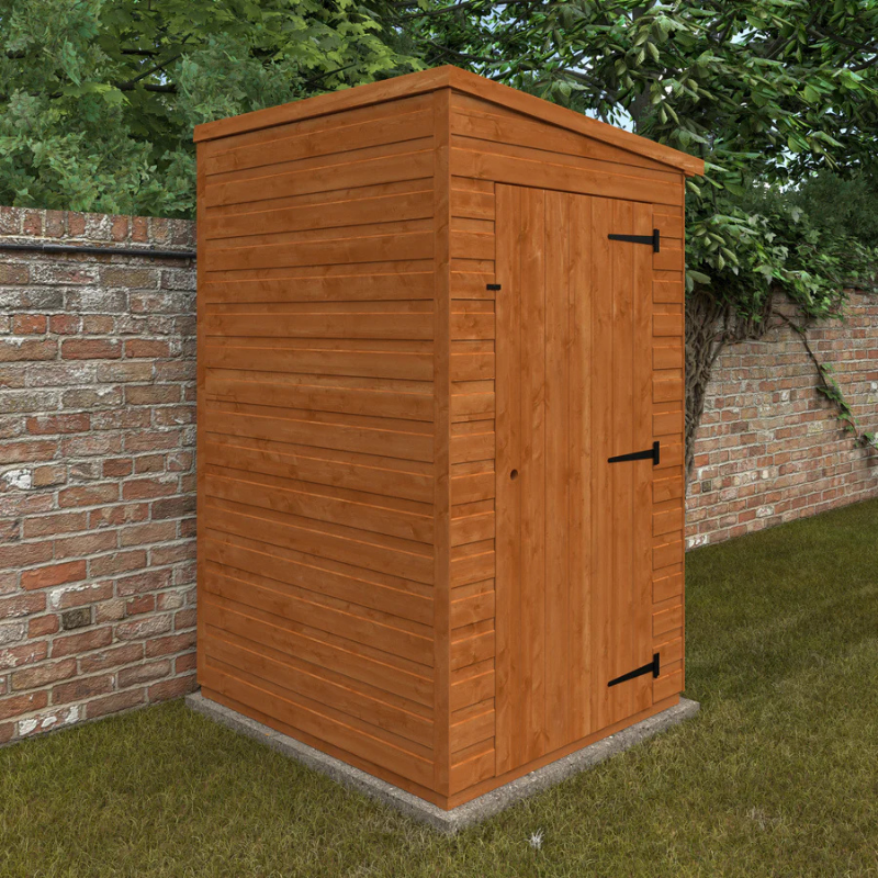 Woodlands Flex Pent Garden Shed Without Windows - 4ft x 4ft