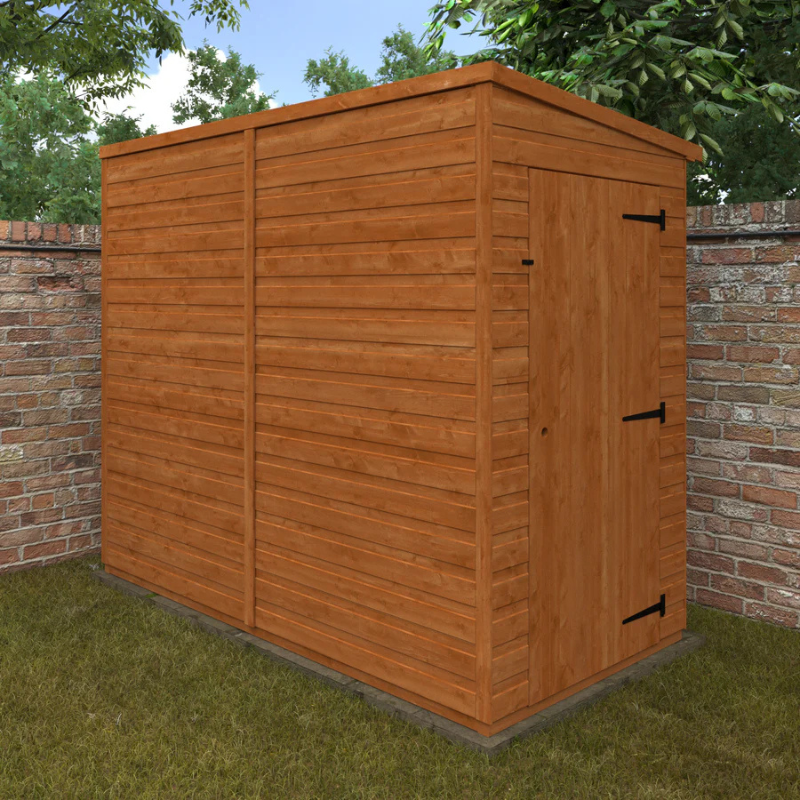 Woodlands Flex Pent Garden Shed Without Windows - 8ft x 4ft