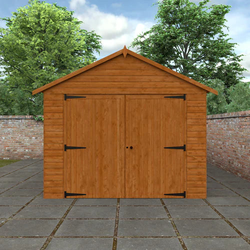 Woodlands Heavy Duty Garage Shed - 18ft x 10ft