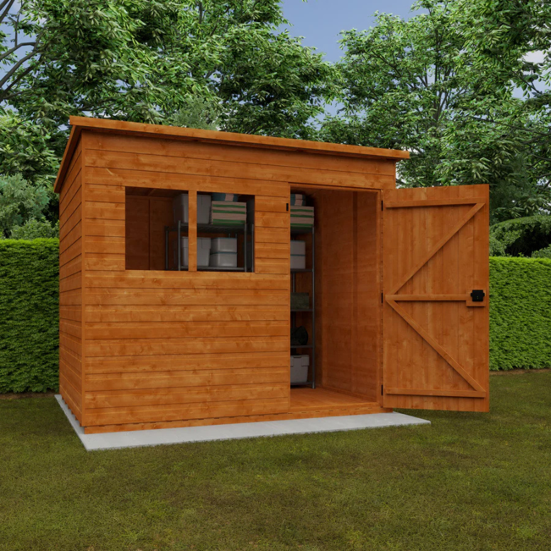 Woodlands Super Pent Garden Shed With Windows - 5ft x 4ft