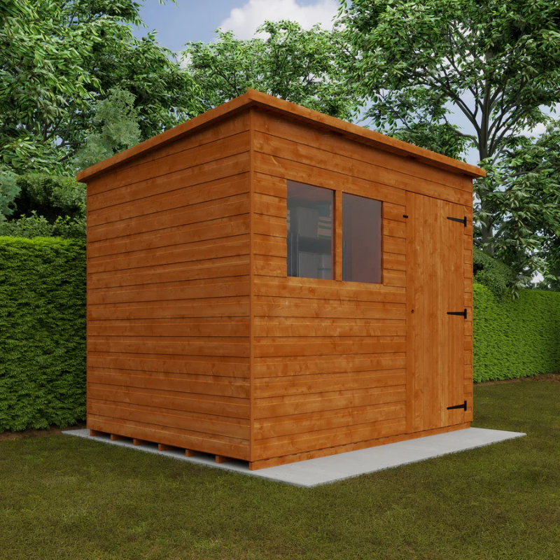 Woodlands Super Pent Garden Shed With Windows - 5ft x 4ft