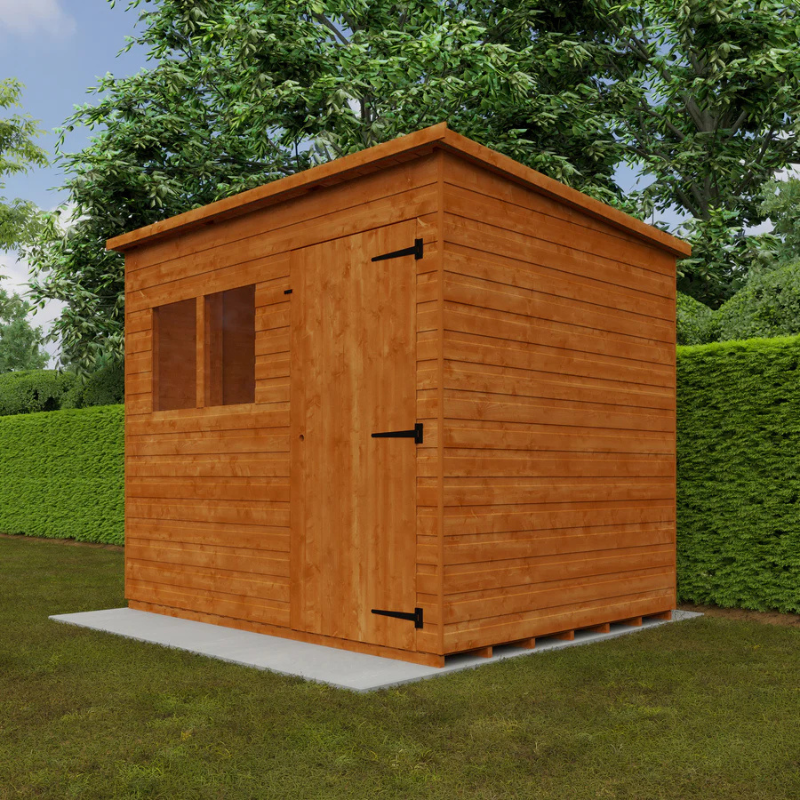 Woodlands Super Pent Garden Shed With Windows - 5ft x 4ft