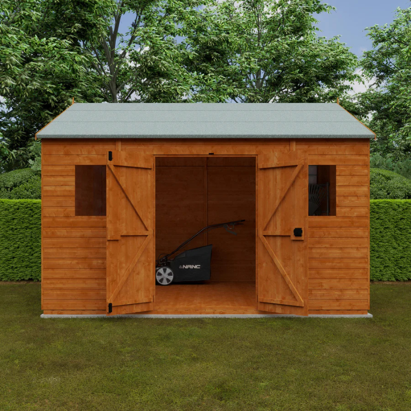 Woodlands Workman Apex Shed - 12ft x 8ft