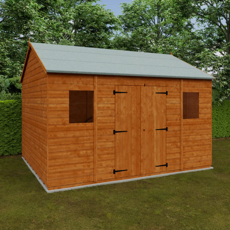 Woodlands Workman Apex Shed - 12ft x 8ft