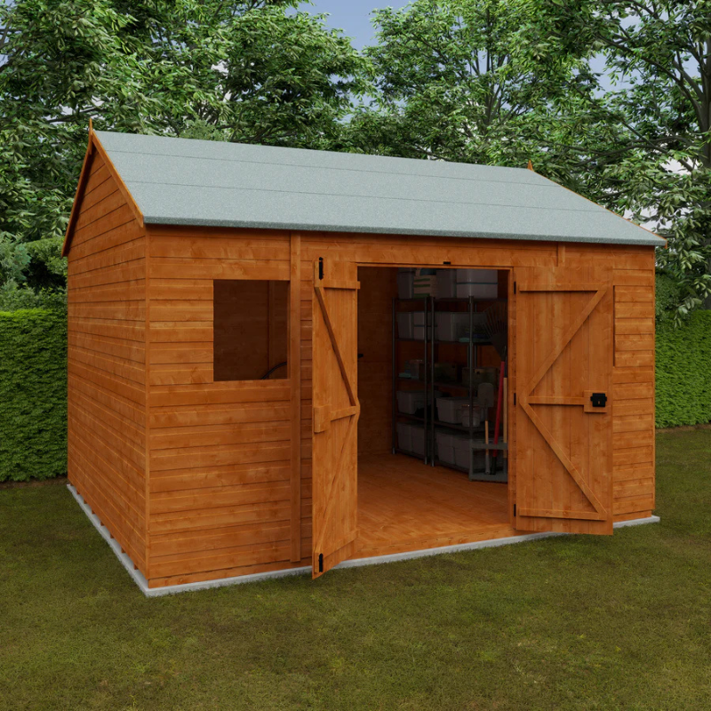 Woodlands Workman Apex Shed - 12ft x 8ft