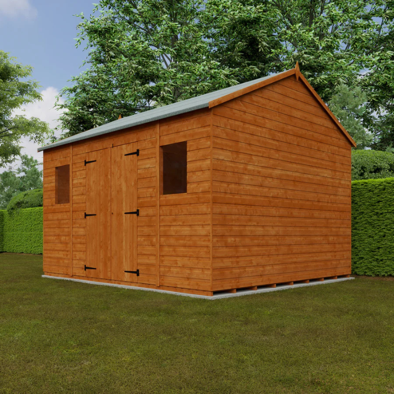 Woodlands Workman Apex Shed - 12ft x 8ft