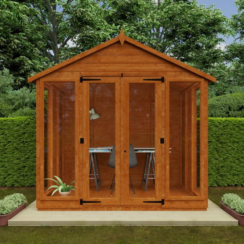 Woodlands Apex Contemporary Summer House - 6ft x 10ft