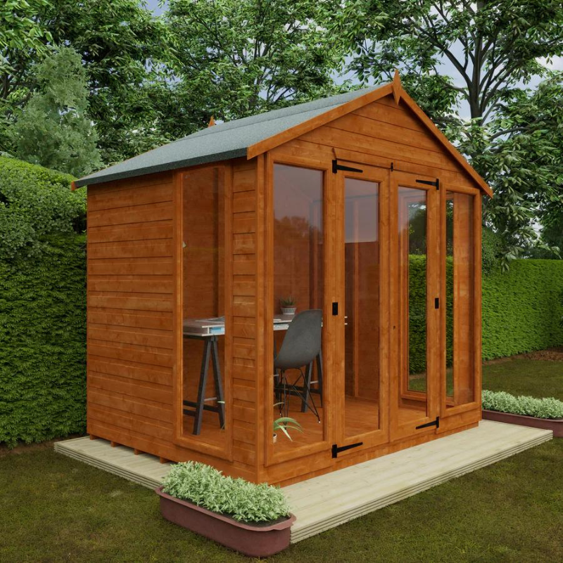 Woodlands Apex Contemporary Summer House - 6ft x 10ft