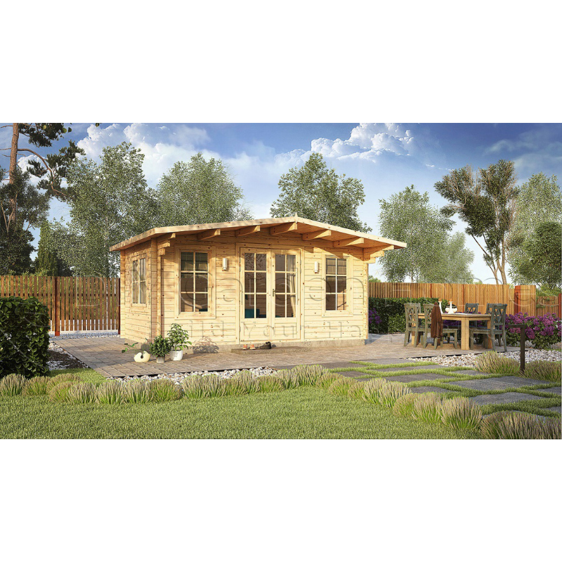 Eurovudas York Log Cabin - 5m x 3m