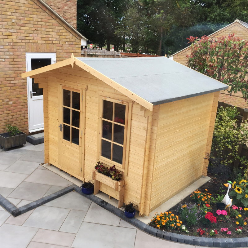 Shire Bucknells Log Cabin - 10 x 14