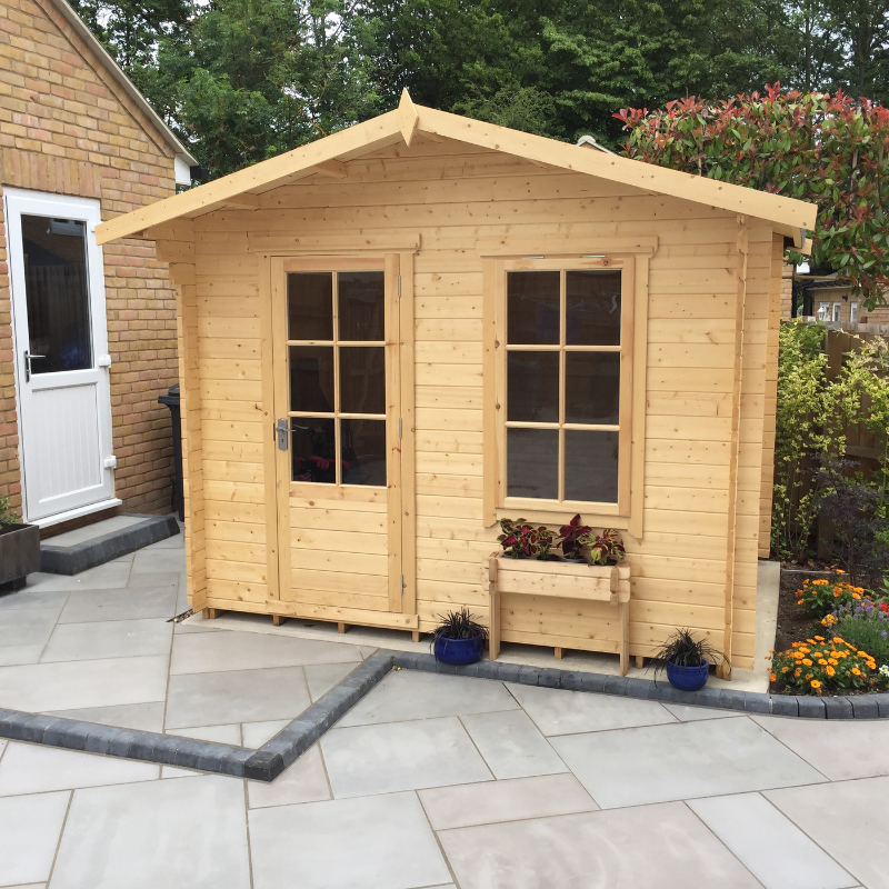 Shire Bucknells Log Cabin - 10 x 14