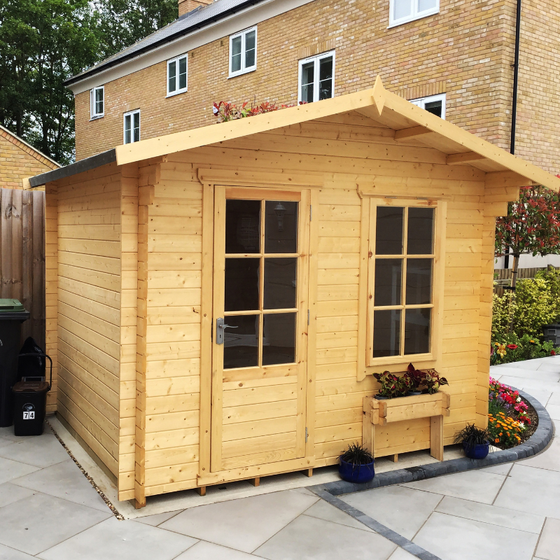 Shire Bucknells Log Cabin - 10 x 14