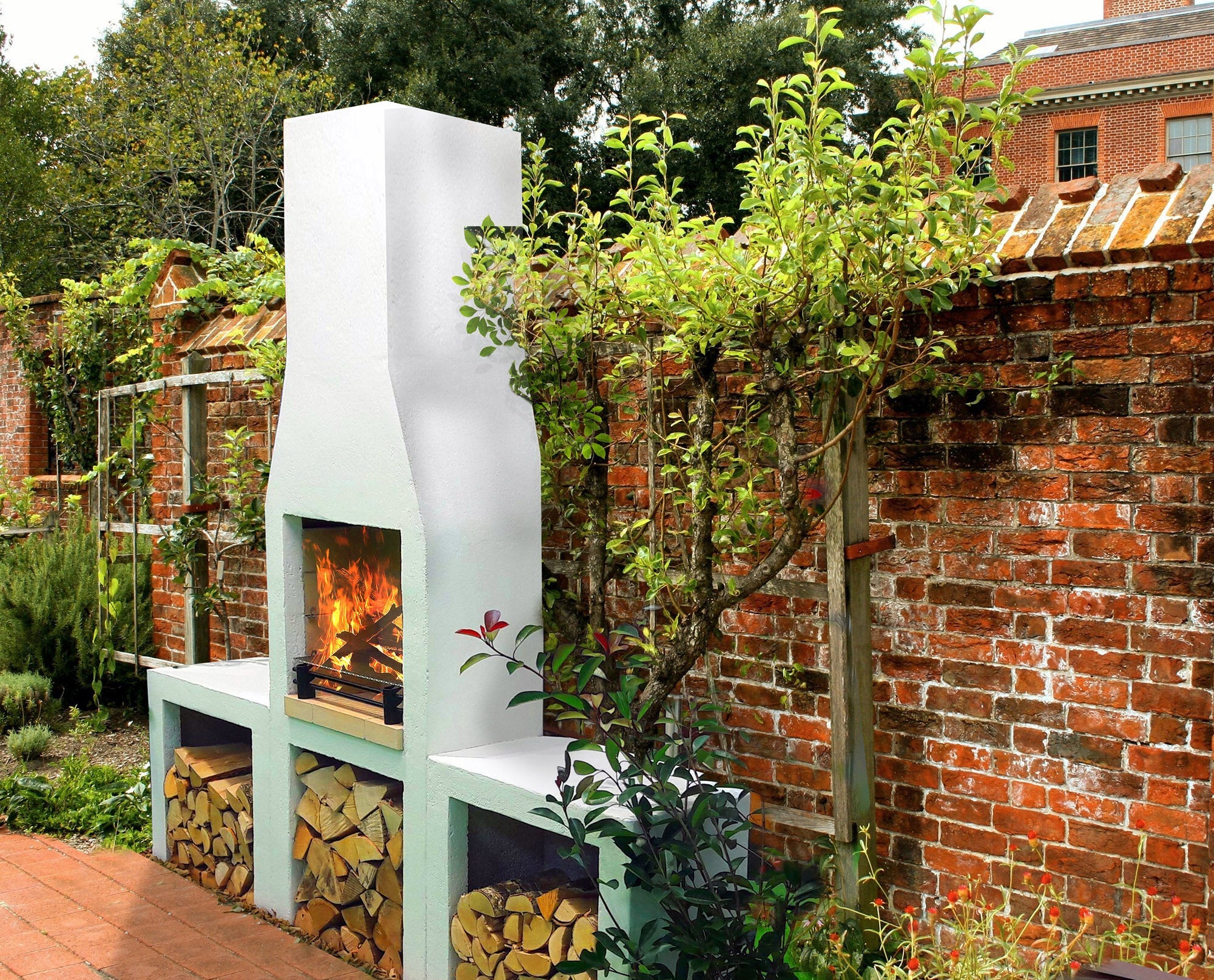 Schiedel Isokern 500 Outdoor Fireplace