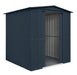 Globel 6x6ft Apex Metal Garden Shed - Grey