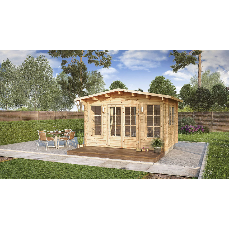 Eurovudas Brighton Log Cabin - 3m x 3m