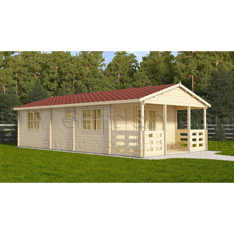 Eurovudas Typ Log Cabin - 5m x 10m