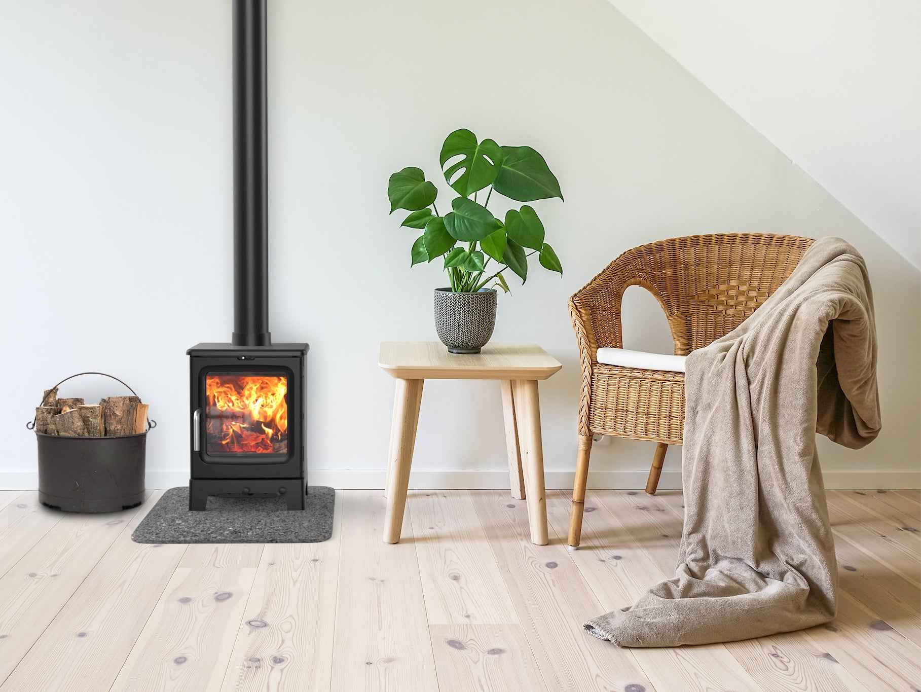 Saltfire Peanut 3 3kW Wood Burning Stove Saltfire