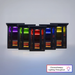 Polar Recovery Eclipse 2 person outdoor infrared sauna, chromotherapy lighting colour options