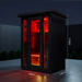 Polar Recovery Eclipse 2 person outdoor infrared sauna, dimensions 200 x 130 x 110cm