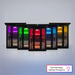 Polar Recovery Eclipse 3 person outdoor infrared sauna, chromotherapy lighting colour options