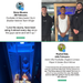 Polar Recovery Nova 2 person infrared sauna, footballer testimonials collage