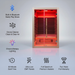 Polar Recovery Nova 2 person infrared sauna with feature icons