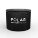 Polar Recovery Elite portable ice bath with lid on a white background