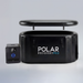 Polar Recovery Pro inflatable ice bath in black with compact digital chiller, studio shot