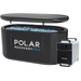 Polar Recovery Pro inflatable ice bath in black with ice and white Polar chiller