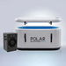Polar Recovery Pro inflatable ice bath in grey with fan-cooled chiller