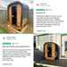 Polar Recovery Sauna Cube Mini 2 person outdoor sauna, Trustpilot customer reviews