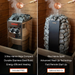 Polar Recovery Sauna Cube Mini outdoor sauna, Harvia Vega Compact and Spirit heater options