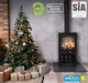 Saltfire ST-X5 Tall 5kW Wood Burning And Multi Fuel Stove Saltfire